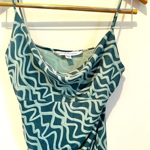 Diane von Furstenberg 90s mini dress 💯 silk